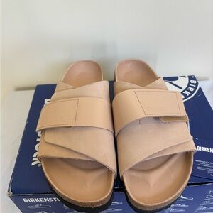 Birkenstock womens Kyoto New Beige Sandals Womens 9 Eu40 new with box